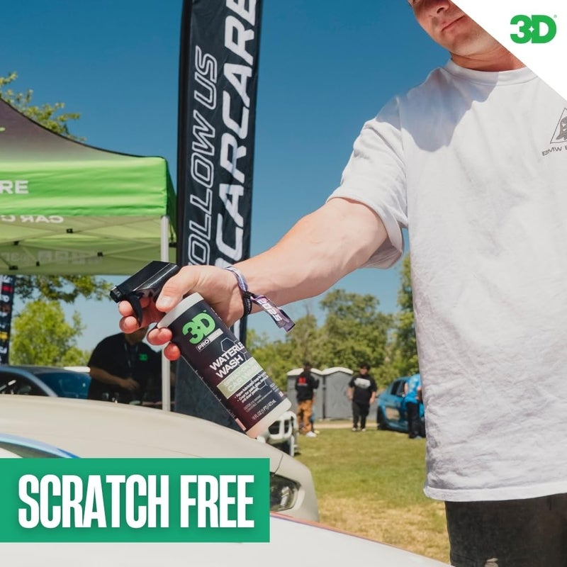 3D Waterless Car Wash - Easy Spray Waterless Detailing Spray - No Soap or Water Needed - Great on Cars, RVs, Motorcycles & Boats 1 Gallon - Image 5