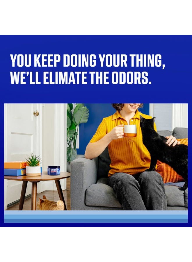 Ozium جل إزالة الروائح 8 أونص. 6 عبوات للمنازل والسيارات والمكاتب والمزيد، 6 عبوات - Image 2