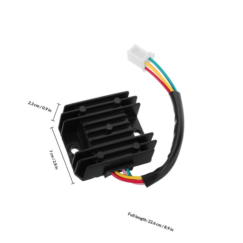 Voltage Regulator Rectifier Electrical Voltage Regulator Replacement Motorcycle Supply 12V - Image 2
