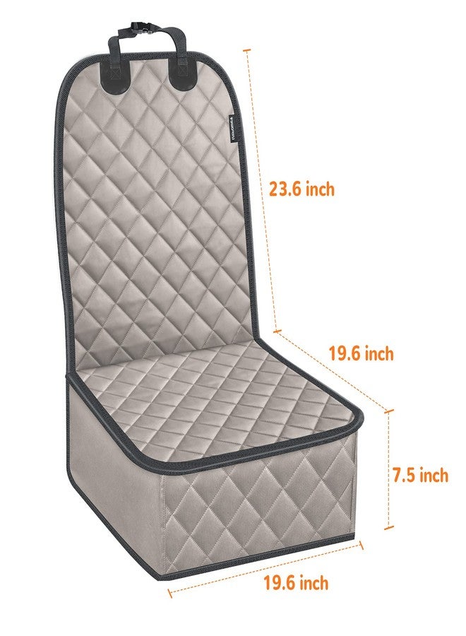 URPOWER Dog Car Seat Cover for Front Seat, 100% Waterproof Dog Seat Covers with Pocket Cars Seat Protector for Dog, Nonslip & Quilted Pet Seat Covers with Elastic Bottom for Cars, Trucks & SUVs - Image 5