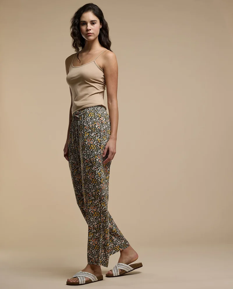 أر أند بي Printed Pyjama Pants With Drawstring Waist