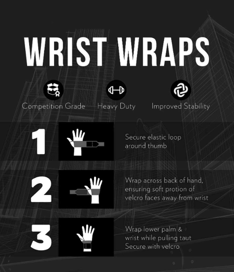 UROCK Wrist Support for Men & Women, Wrist Band for Gym Wrist Wrap/Straps Gym Accessories for Men for Hand Grip & Wrist Support Crepe Bandage (Blue) - Image 5