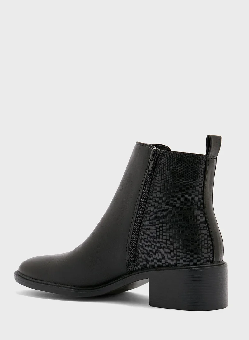 نيو لوك Berry  Ankle Boots