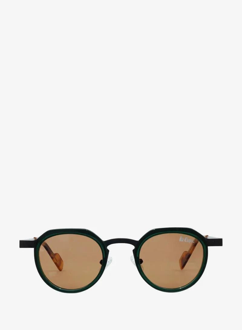لي كوبر 1.1 Polarized Sunglasses Green Brown  Frame Brown Gradient Mirror Lens 45mm  - LCM10566C1