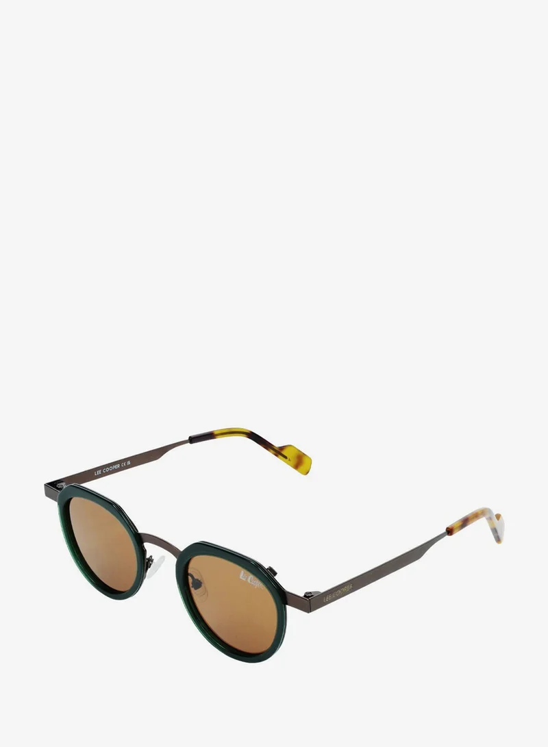 1.1 Polarized Sunglasses Green Brown  Frame Brown Gradient Mirror Lens 45mm  - LCM10566C1