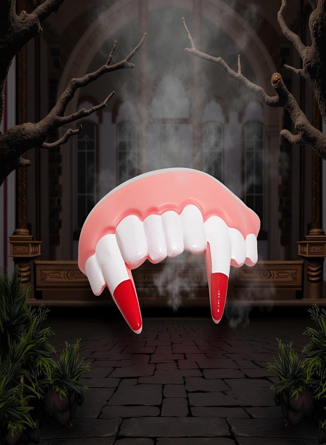 DPWOUM White Vampire Teeth Fake Teeth for Dogs,Funny Silicone Braces,Creative Fake Chew Toys, Easy to Apply Dog Toy,Interactive Toys,Dog Christmas Costume Suitable Accessories - Image 2