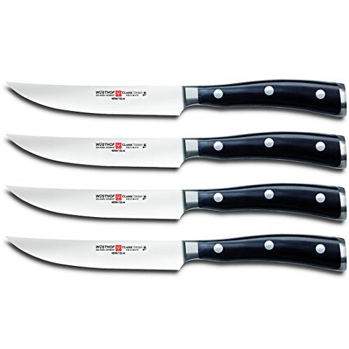 WÃ¼sthof WÜSTHOF Classic IKON 4-Piece Carbon Steak Knife Set - Image 2