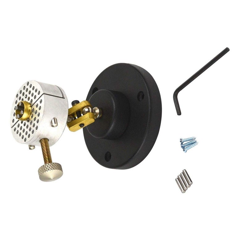 DIY Crafts Hand Free Universal Work Holder Universal Aluminum Work Holder Peg Clamp Base Jewelry Making Revolving Vise Bench Tool Set - Image 5