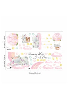 Bluejw Pink Star Moon Decorative Wall Stickers Perfect For Kids' Bedrooms And Nurseries  - Image 3