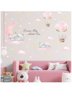 Bluejw Pink Star Moon Decorative Wall Stickers Perfect For Kids' Bedrooms And Nurseries  - Image 4