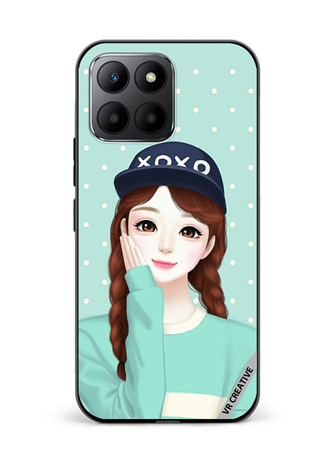 VR CREATIVE غطاء حماية لهاتف Honor 70 Lite بتصميم Xoxo للبنات متعدد الألوان - Image 1