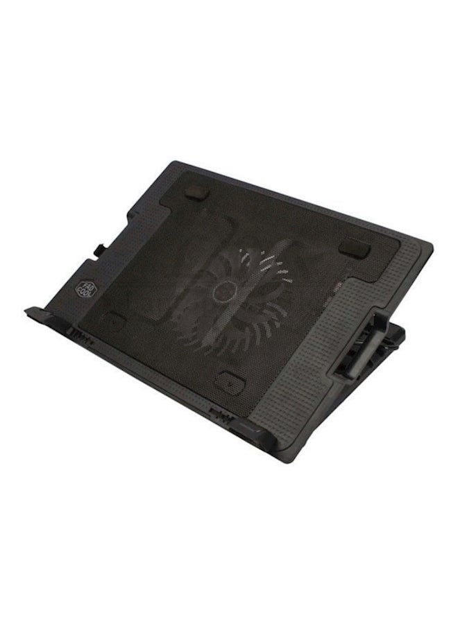 USB Laptop Cooling Pad With Fan Black