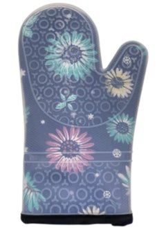 Generic Extra Long Professional Silicone Oven Mitt, Oven Mitts with Quilted Liner, Heat Resistant Pot Holders, Flexible Oven Gloves 