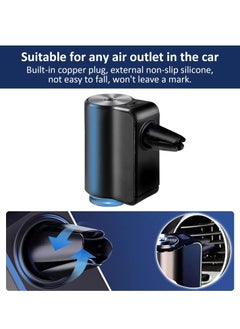 ONESAM Car Air Freshener Rechargeable Car Fragrance Diffuser 3 Level Adjustable Smart Car Diffuser 3 Bottles of Cologne  - Image 3