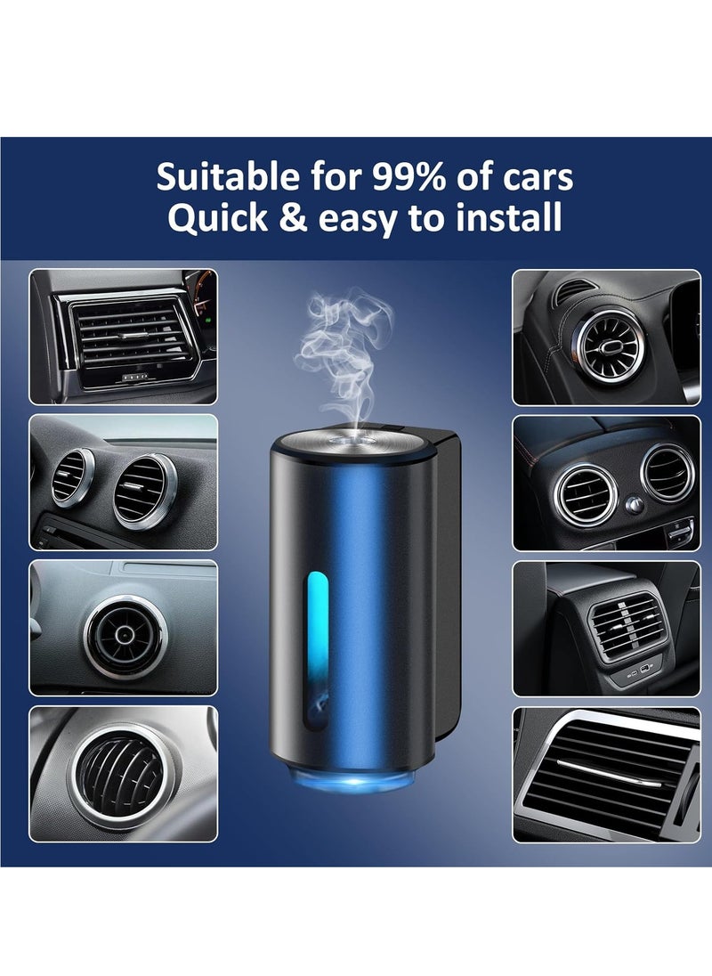 ONESAM Car Air Freshener Rechargeable Car Fragrance Diffuser 3 Level Adjustable Smart Car Diffuser 3 Bottles of Cologne  - Image 5