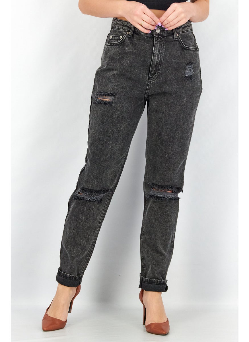 Women Straight Rip Non Stretchable Jeans, Charcoal - pzsku/Z728FF9BCE8ADFA9F662BZ/45/_/1724351053/f5a3199a-ed70-4ec8-baaf-5ae06765d1d1