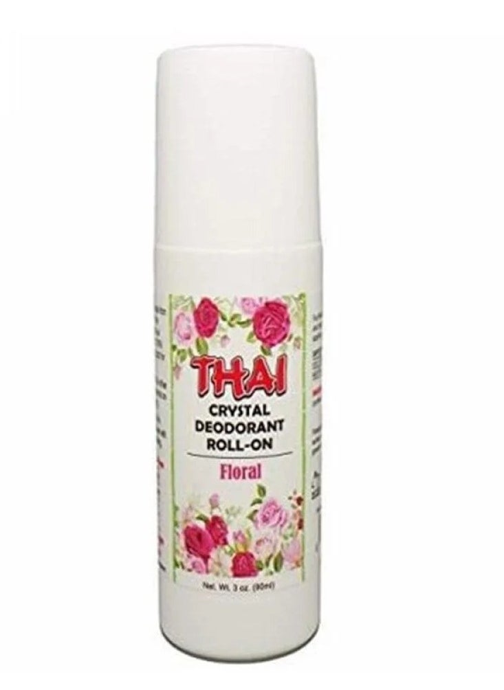 Thai Deodorant Stone - 100% Natural Crystal Scented Liquid Deodorant by Thai, No Aluminum, Parabens, Propylene, or Sulfates, Cruelty Free and Eco-Friendly, Floral, 3 fl oz, Thai, Floral, Unisex - Image 1