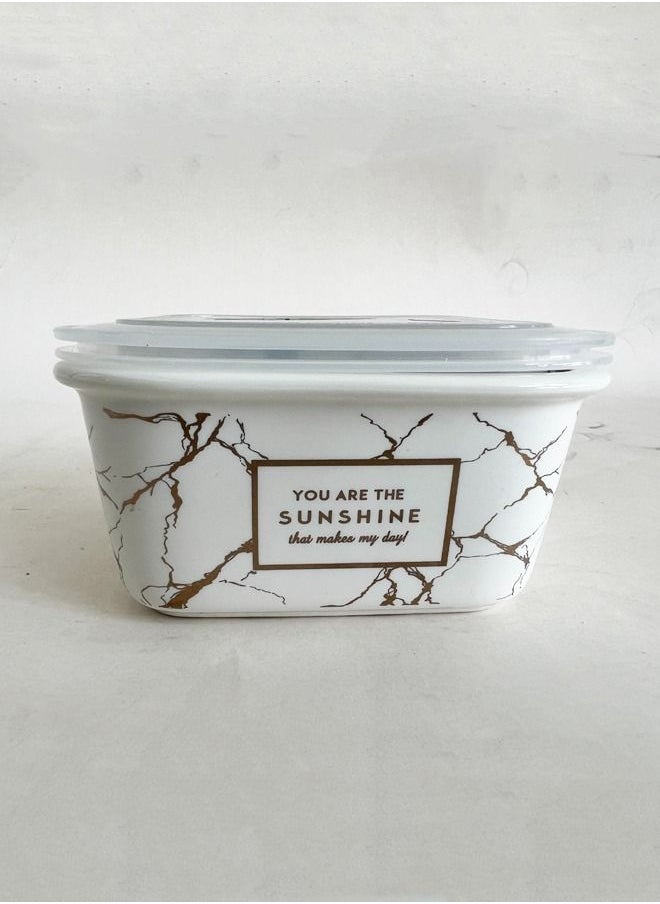 XIANGYU - Reusable Bowl With Lid Eco-Friendly Sealed Fresh-Keeping Bowl Non-Fragile Food Storage Container Lunch Box - Image 1