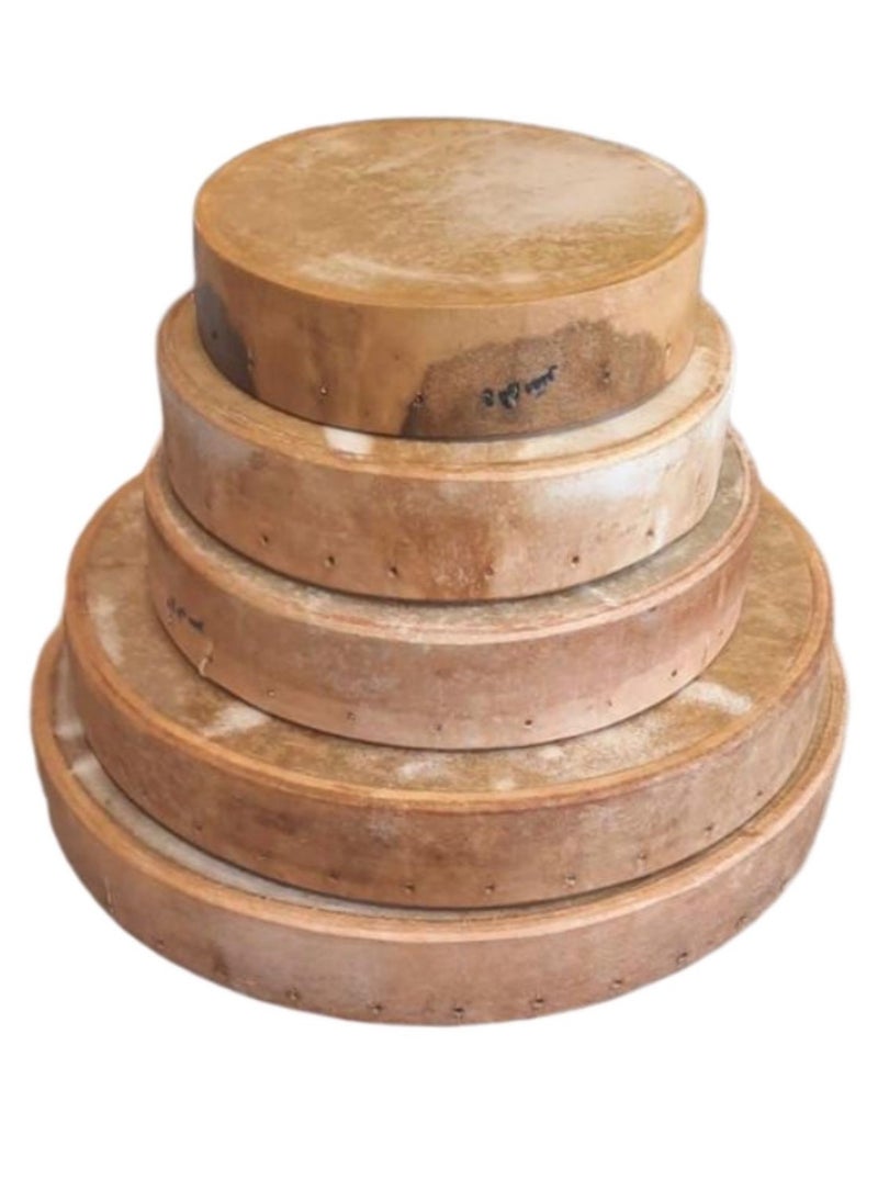 hoormusic - Leather tambourine set 5 pieces - Image 1