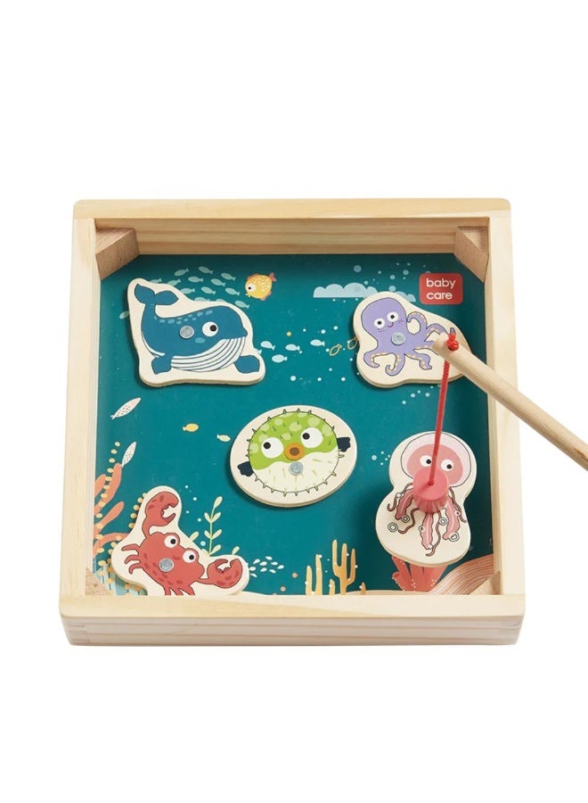 Babycare - Kids Desire fishing Game Wooden Toy set - Image 2