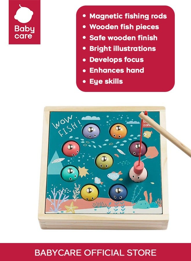 Babycare - Kids Desire fishing Game Wooden Toy set - Image 1