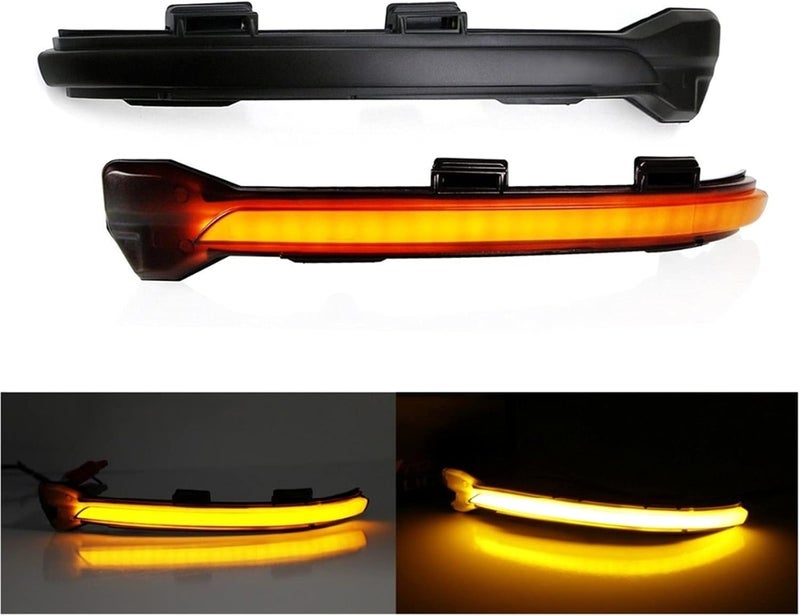 QASULER Amber Smoked Turn Signal Lights for Volkswagen MK7 - Image 5