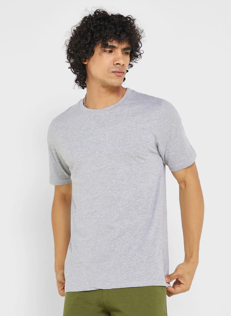 Seventy Five Basics 5 Pack Essential Crew Neck T-Shirts