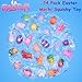 Howzcci 24 Pack Easter Mochi Squishy Toys Squishies Easter Toys with 24 PCS Plastic Easter Eggs for Kids Girls Boys Party Favors Easter Basket Stuffers Party Favors Candy Bags Gifts - Image 4
