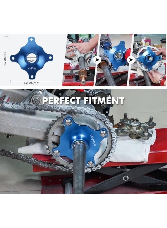 Generic Lightweight Anodized Sprocket Hub for Yamaha Raptor - Image 4