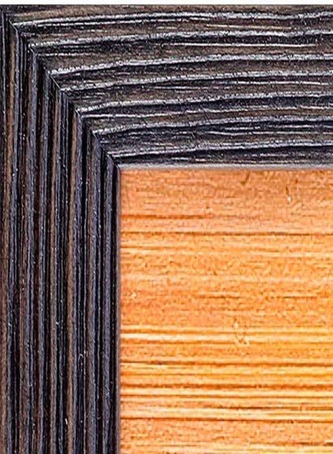 Woodside Rustic Wooden Picture Frame 11x14-100% Natural Solid Eco Distressed Wood for Wall Mounting Photo Frame - Dark Grey - Image 2