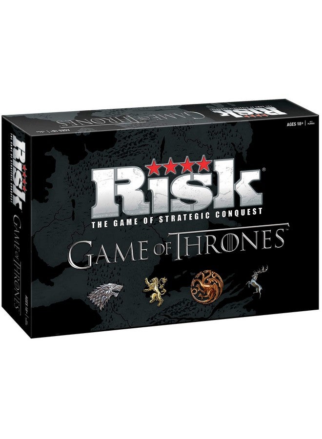 USAOPOLY Risk Game of Thrones Strategy Board Game | The for Game of Thrones Fans | Official Game of Thrones Merchandise | Based on The TV Show on HBO Game of Thrones | Themed Risk Game - Image 1