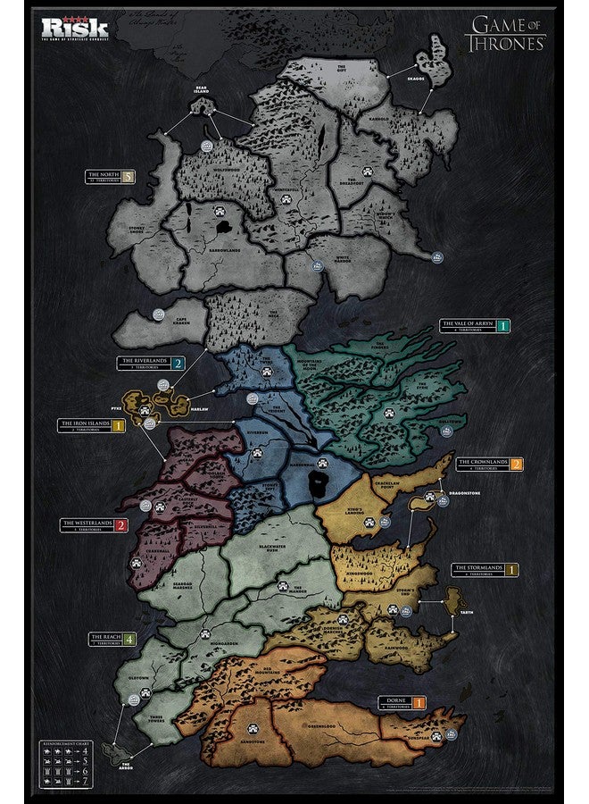USAOPOLY Risk Game of Thrones Strategy Board Game | The for Game of Thrones Fans | Official Game of Thrones Merchandise | Based on The TV Show on HBO Game of Thrones | Themed Risk Game - Image 4