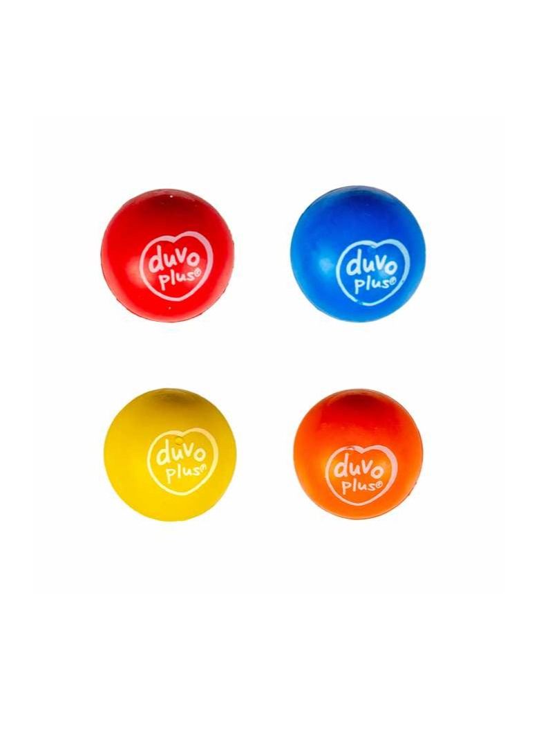 Duvo + Dog Toy Rubber Bouncy Ball Mixed Colors 6.5 Cm - Image 2