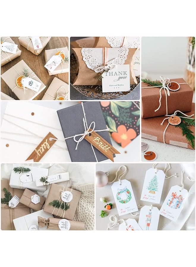 إيروريكس خيط جزارة قطني بيج خيط 3 مم للحرف اليدوية خيط الخباز خيط طبيعي للحرف اليدوية خيط حديقة خيط تغليف الهدايا 2 بيج - Image 4