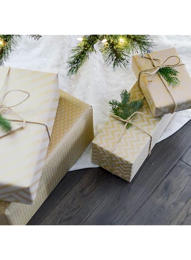 إيروريكس خيط جزارة قطني بيج خيط 3 مم للحرف اليدوية خيط الخباز خيط طبيعي للحرف اليدوية خيط حديقة خيط تغليف الهدايا 2 بيج - Image 3