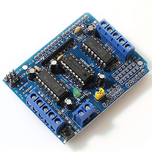 DEVMO L293D Motor Drive Shield Expansion Board Compatible with Ar-duino Duemilanove Mega UNO R3 AVR ATMEL - Image 5