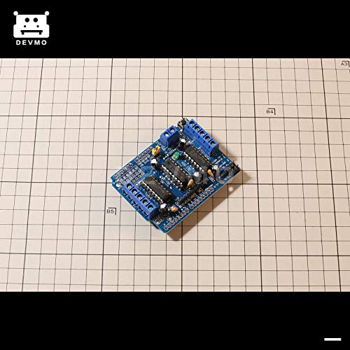 DEVMO L293D Motor Drive Shield Expansion Board Compatible with Ar-duino Duemilanove Mega UNO R3 AVR ATMEL - Image 2