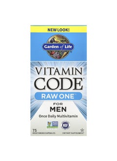 Garden of Life Garden of Life, Vitamin Code®, RAW One™, Once Daily Multivitamin For Men, 75 Vegetarian Capsules  - Image 1