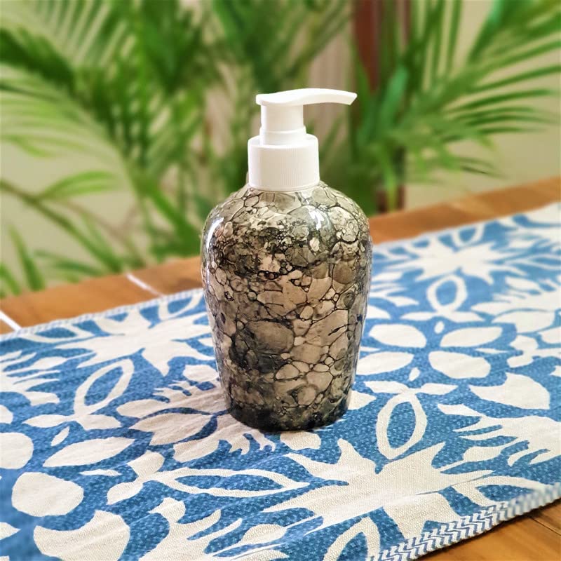 BACKKSPACE RETAIL Backspace Retail Handmade Ceramic Modern Bathroom Accessories Set of 3 Luster Enhance Your Bathroom with Soap Dish Liquid Soap Dispenser Toothbrush Holder - Image 2