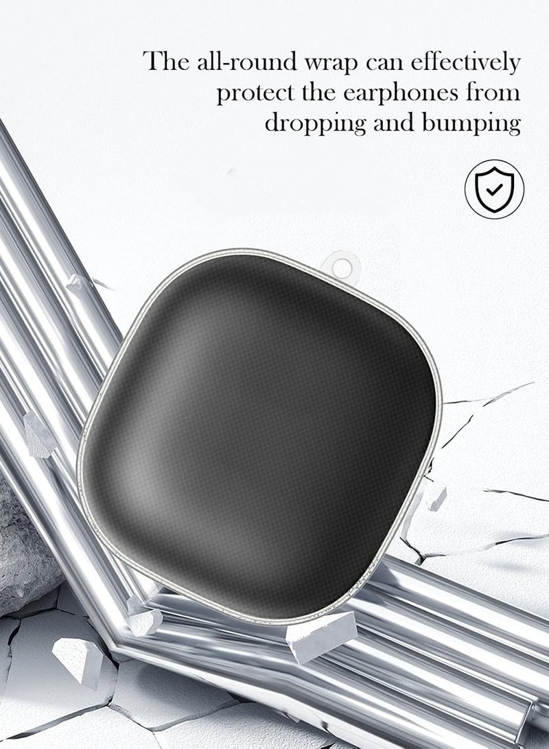 حافظة Anker Soundcore A40i، غطاء ناعم مع مجموعة تنظيف حلقة التثبيت، شفاف - Image 2