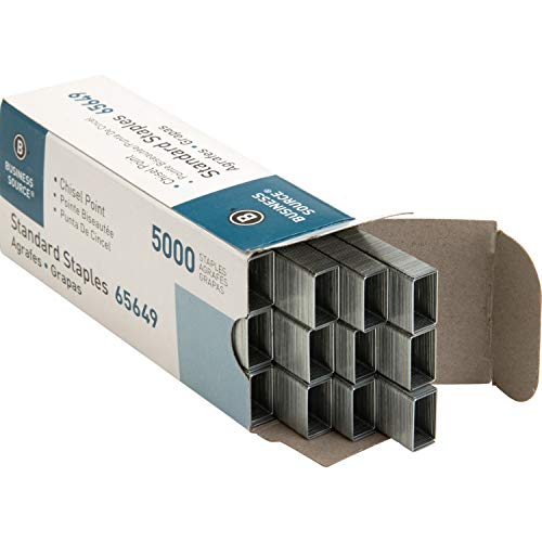 Business Source دبابيس الأعمال ذات نقطة مشطوفة قياسية - علبة من 5000 (65649)، فضي - Image 2
