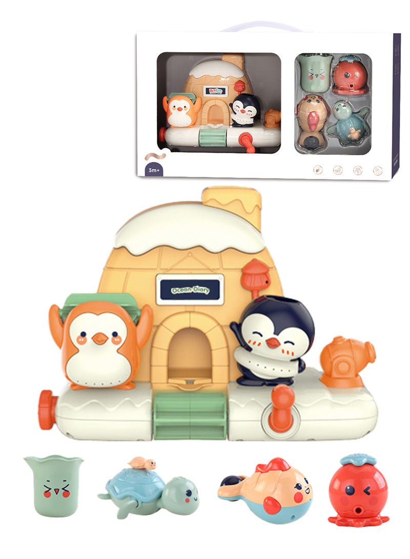 Sharpdo Baby Pool Toys Fun Simple Physics Educational Bathtub Water Toy Pool Time Fun Splash Toys for Boys Girls Toddlers - Image 1