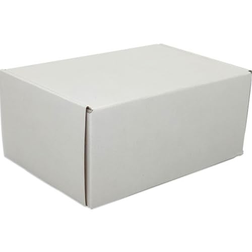 Lmuze Small White Shipping Boxes for Small Business Pack of 25-9x6x4 inches Cardboard Corrugated Mailer Boxes for Shipping Packaging Craft Gifts Giving Products - Image 5