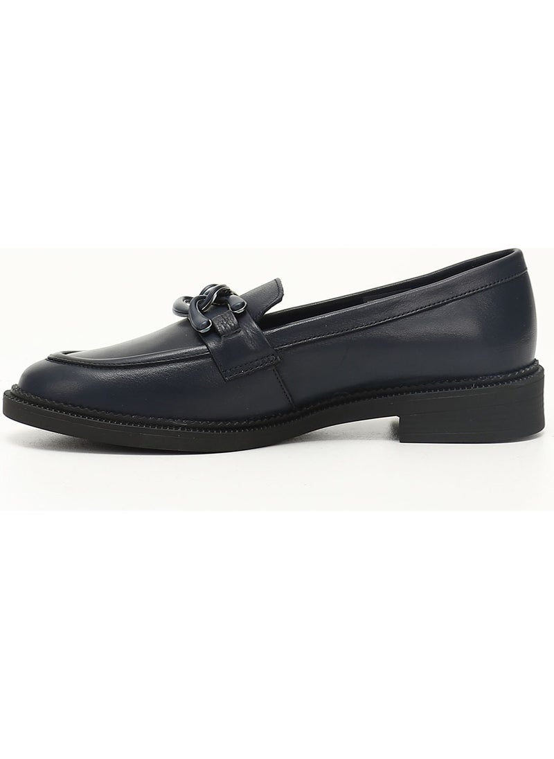 GÖNDERİ Post(R) Gön Leather Round Toe Loafer Buckled Women's Casual Shoes 24272  - Image 3