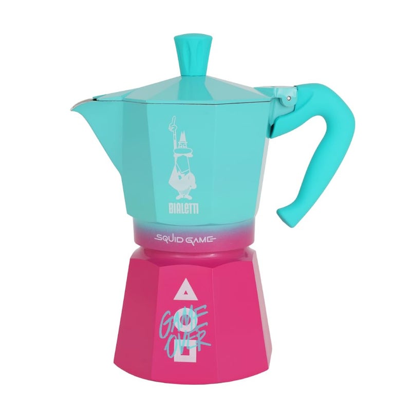 Bialetti Moka Express Squid GameÂ©: Iconic Stovetop Espresso Maker, Moka Pot, Italian Coffee Maker, 6 Espresso Shots (9 oz - 270 ml), Aluminum - Image 4