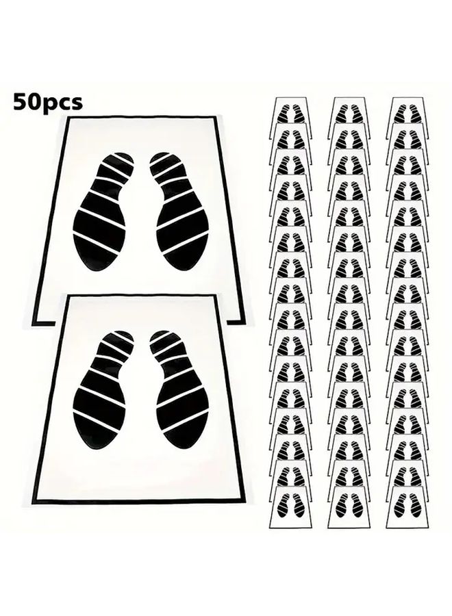 White Disposable Car Floor Mats 50 Pack Universal Fit Wear Resistant Protection - Image 5