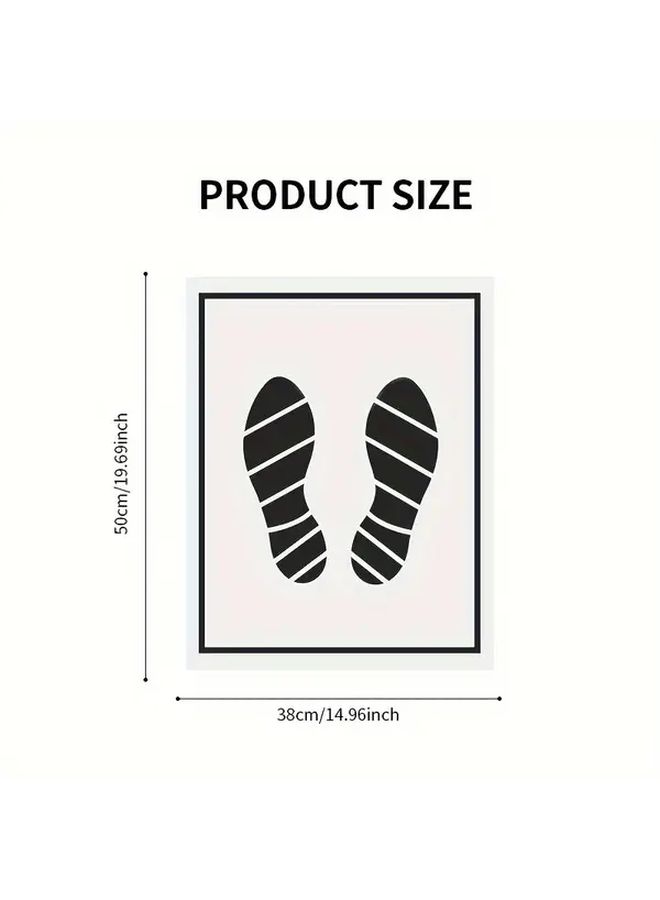 White Disposable Car Floor Mats 50 Pack Universal Fit Wear Resistant Protection - Image 2