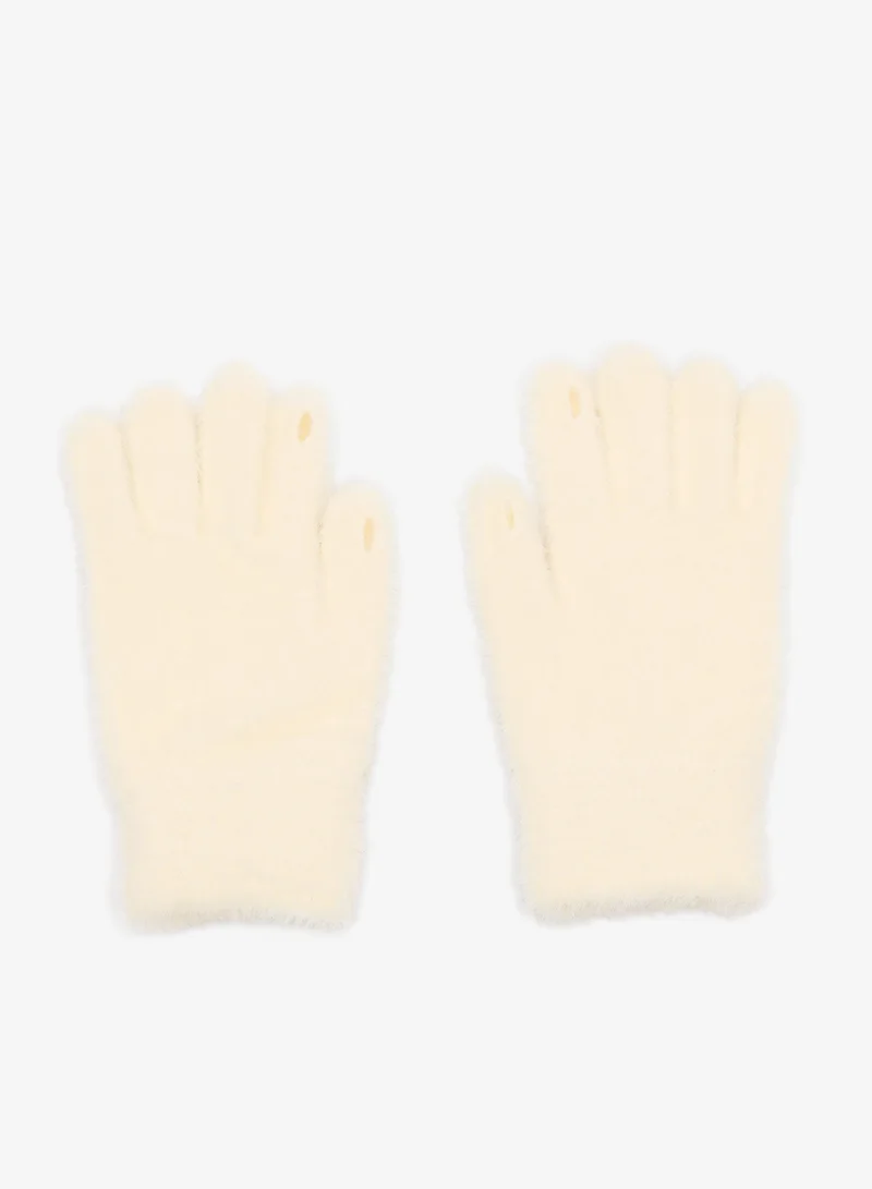 Ginger Cozy Knitted Gloves