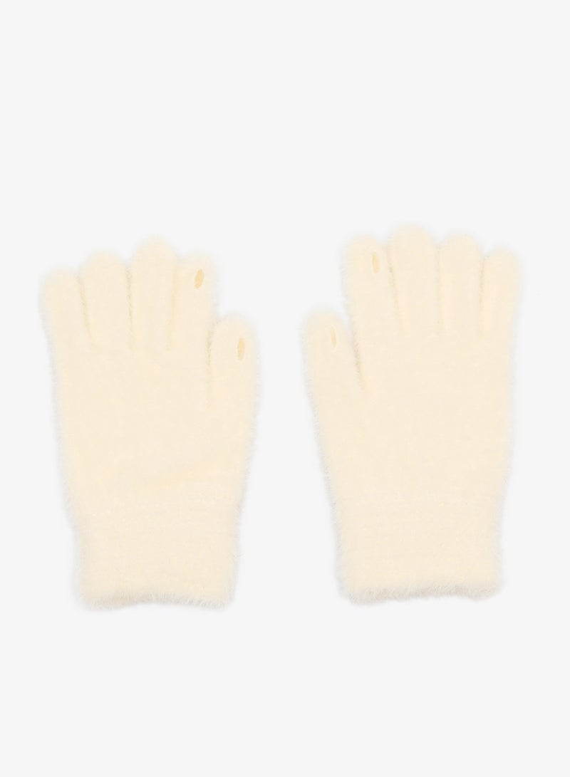 Ginger Cozy Knitted Gloves - Image 2