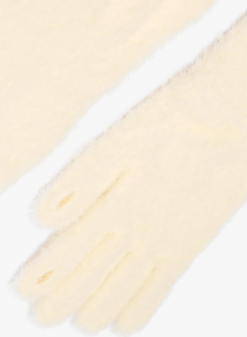 Ginger Cozy Knitted Gloves - Image 3